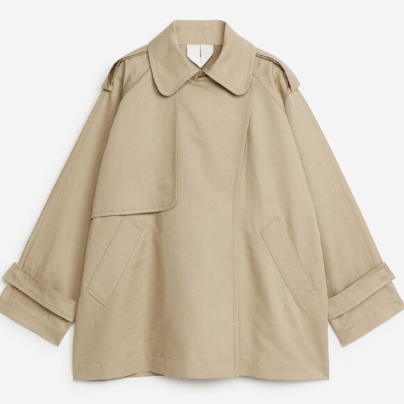 Arket Size S Oversized - Short Trench - Picture 1 of 5